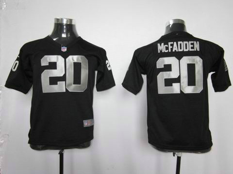 Nike youth black nfl Game Jerseys oakland raiders 20 mcfadden